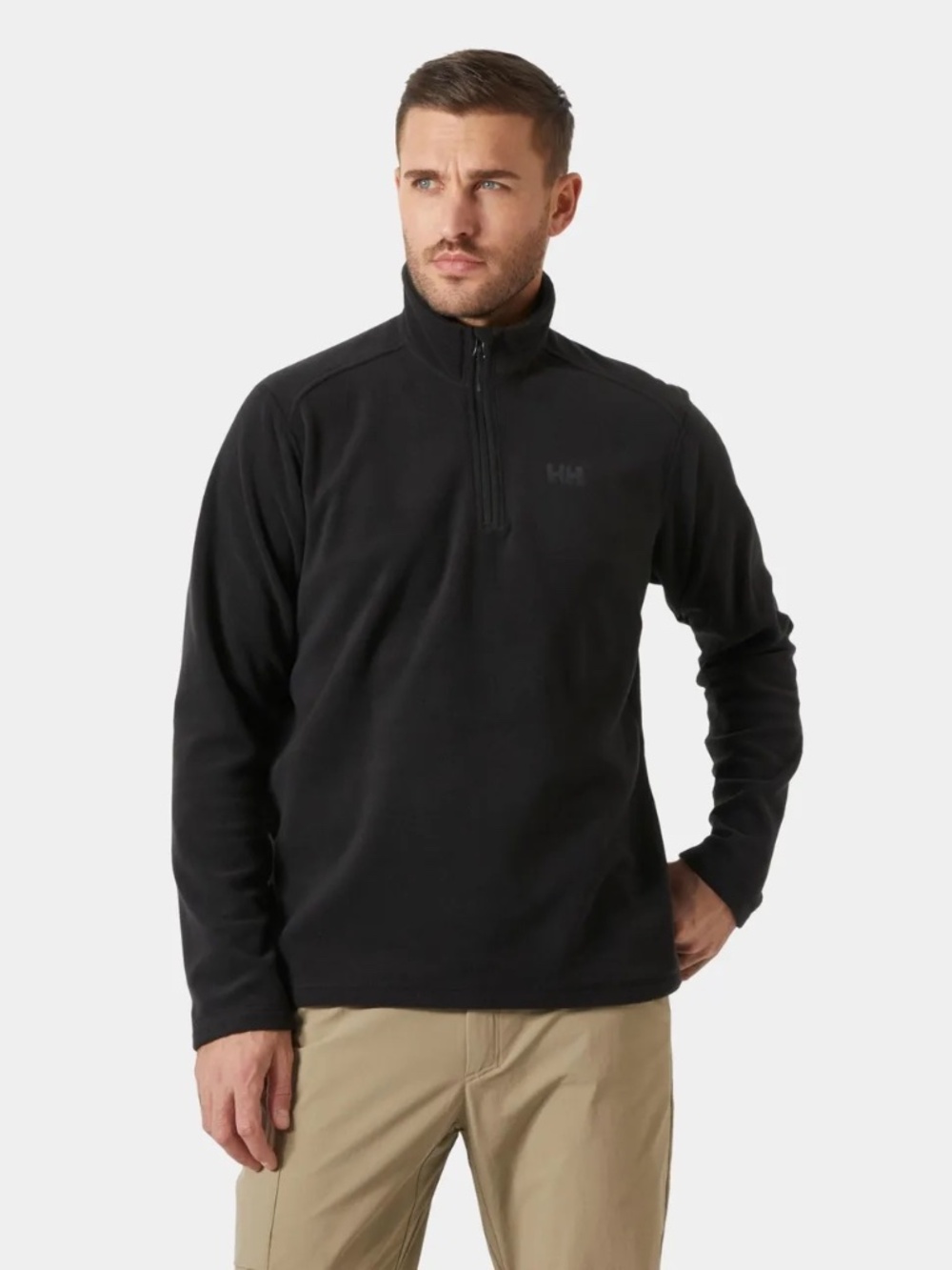 Helly Hansen Men's Daybreaker Polaire 1/2 zip fleece - Color: Black - Size: M
